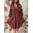 Šaty košeľové dlhý rukáv dámske (S/M ONE SIZE) TALIANSKA MÓDA IMWD234420