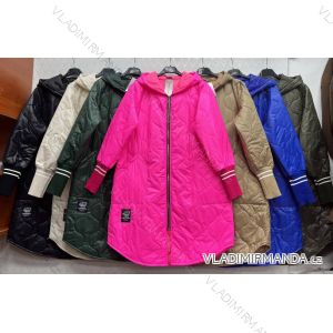 Kabát bunda oversize s kapucňou dlhý rukáv dámsky (S/M/L ONE SIZE) TALIANSKA MÓDA IMWD234424