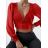 Croptop dlhý rukáv dámsky (S/M ONE SIZE) TALIANSKA MÓDA IMPMD2338189