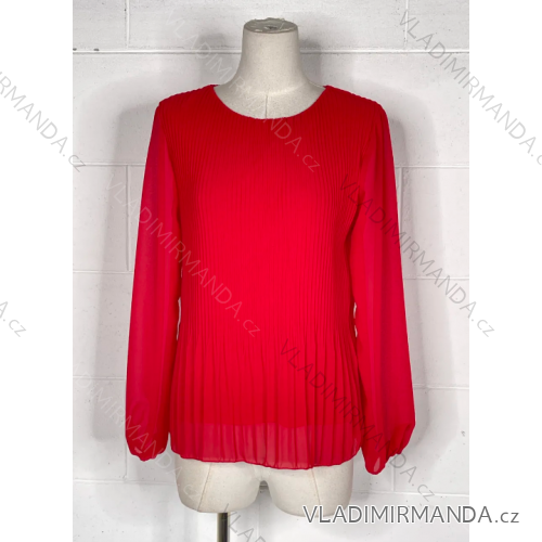 Blúzka dlhý rukáv dámska (S/M ONE SIZE) TALIANSKA MÓDA IMPBB23F11033