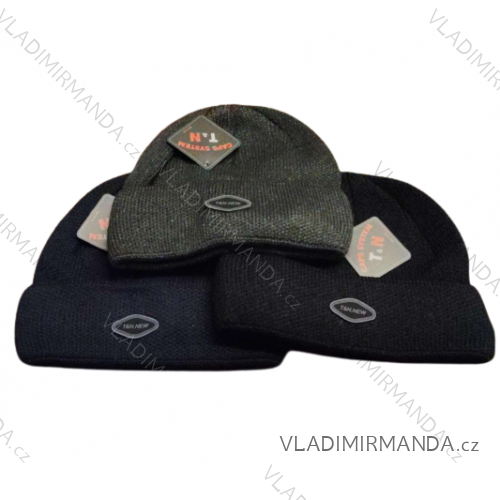 Čepice zimní zateplená flaušem pánská (ONE SIZE) DUMI PV421DUMI