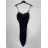 Šaty krátke spoločenské na ramienka dámske (S/M ONE SIZE) TALIANSKA MÓDA IMPBB23A12484