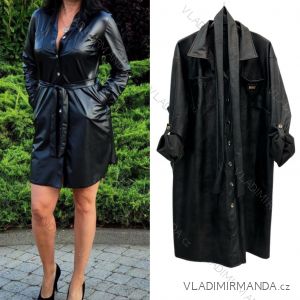 Šaty košeľové dlhý rukáv dámske nadrozmer (2XL/3XL ONE SIZE) TALIANSKA MÓDA IMWT234439