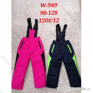Nohavice zimné otepľovačky s lackom detské dievčenské a chlapčenské (98-128) ACTIVE SPORT ACT23W-949