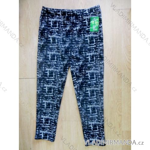 Legíny teple s kožušinkou dámske nadrozmerné thermo bambusové (xl-5XL) AMF23IP-16