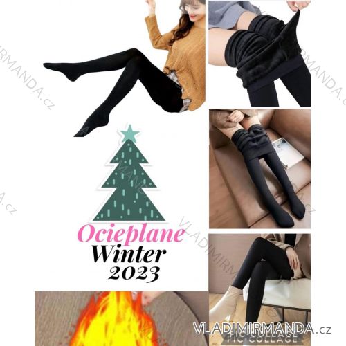 Silonky pančuchy zateplené dlhé dámske (S/M/L ONE SIZE) TURECKÁ MÓDA TMWL234486