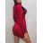 Šaty elegantný dlhý rukáv dámske (S/XS ONE SIZE) TALIANSKA MÓDA IMWAE234510