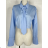 Croptop košeľový dlhý rukáv dámsky (S/M ONE SIZE) TALIANSKA MÓDA IMPBB23S4604