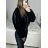 Bunda zimná krátka dámska (S/M) ITALSKA MODA IMHEF238850/DU čierna S/M
