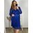 Šaty spoločenské flitrové dlhý rukáv dámske nadrozmer (3XL/4XL ONE SIZE) TALIANSKA MÓDA IMWQ23150