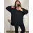 Tunika trblietavá dlhý rukáv dámska nadrozmer (3XL/4XL ONE SIZE) TALIANSKA MÓDA IMWQ23LEILA