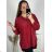 Tunika trblietavá dlhý rukáv dámska nadrozmer (3XL/4XL ONE SIZE) TALIANSKA MÓDA IMWQ23LEIL/DUR biela 3XL / 4XL
