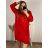 Šaty dlhý rukáv dámske nadrozmer (3XL/4XL ONE SIZE) TALIANSKA MÓDA IMWQ231167