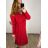 Šaty elegantný dlhý rukáv dámske (S-3XL) POLSKÁ MÓDA PMWH234411