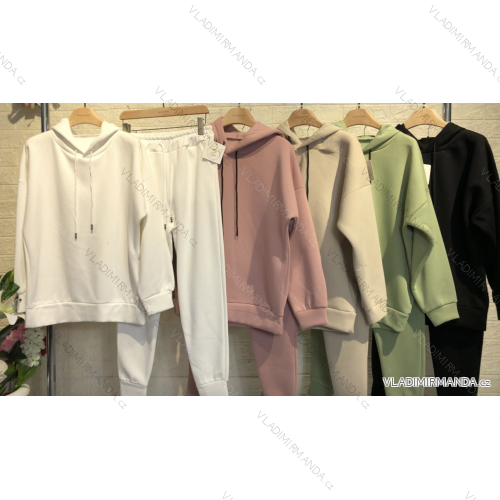 Súprava tepláky a mikina dlhý rukáv dámska (S/M ONE SIZE) TALIANSKA MÓDA IMPGM239478
