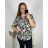 Tunika dlhý rukáv dámske (2XL/3XL ONE SIZE) TALIANSKA MóDA IM323KESY-7/DU 2XL/3XL Čierna