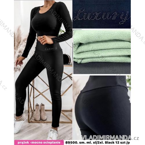 Legíny zateplené dlhé dámske (S/M-XL/2XL) TURECKÁ MÓDA TMWL2389500