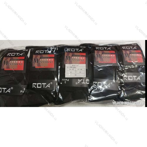 Ponožky thermo zdravotné teplé pánske (43-46) ROTA ROT23RM4001