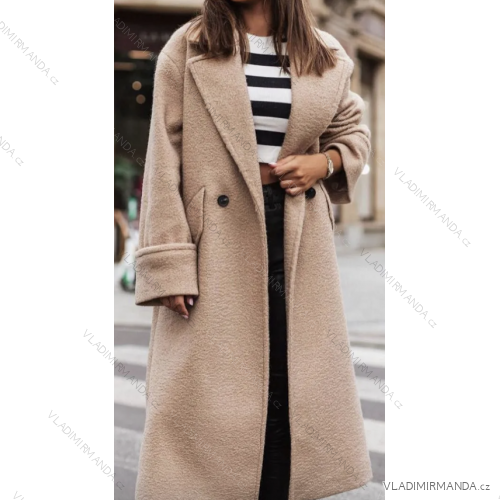 Kabát dlhý rukáv dámsky (S/M ONE SIZE) TALIANSKA MÓDA IMPGM2323332