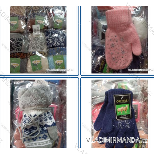 Katalog Rukavice zimné detské dievčenské a chlapčenské (ONE SIZE) ORC22DF255-8