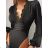 Body dlhý rukáv dámske (S/M ONE SIZE) TALIANSKA MÓDA v