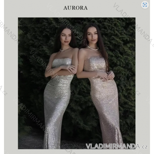 Šaty elegantné flitrové carmen bez rukávov dámske (S/M ONE SIZE) TALIANSKA MÓDA IMPDY233SSH53859