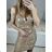 Súprava flitrová top na ramienka a sukne dámska (S/M ONE SIZE) TALIANSKA MÓDA IMC23506
