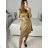 Šaty elegantný dlhý rukáv dámske (S/M ONE SIZE) TALIANSKA MÓDA IMM23M3971