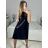 Šaty elegantné trblietavé s flitrami bez rukávov dámske (S/M ONE SIZE) TALIANSKA MóDA IMM23M84269
