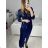 Šaty elegantné flitrové dlhý rukáv dámske (S/M ONE SIZE) TALIANSKA MóDA IMM23M5114/DU S/M červená