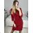 Šaty spoločenské trblietavé dlhý rukáv dámske (S/M ONE SIZE) TALIANSKA MODA IMM23M284A