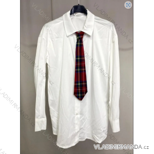 Košeľa s kravatou dlhý rukáv dámska (S/M ONE SIZE) TALIANSKA MÓDA IMPLP2356220125