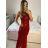 Šaty elegantné trblietavé s flitrami na ramienka dámske (S/M ONE SIZE) TALIANSKA MÓDA IMWAE234230