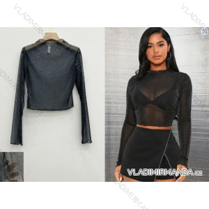 Top/croptop dlhý rukáv dámsky (S/M ONE SIZE) TALIANSKA MÓDA IMPLP2311731045