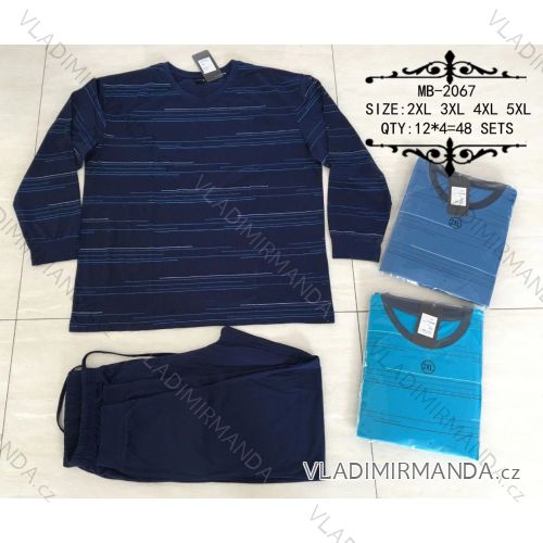 Pyžamo dlhé pánske teplé (L-3XL) N-FEEL NFL23MB-2067