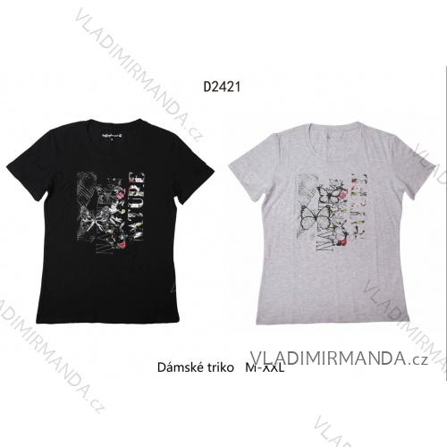 Tričko krátky rukáv dámske (M - XXL) WOLF D2421