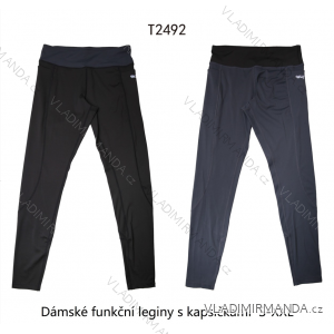 Legíny funkčné s vreckami dlhé dámske (S-2XL) WOLF T2492