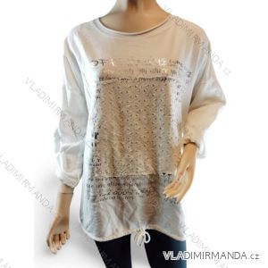 Tunika dlhý rukáv dámska nadrozmer (XL/2XL ONE SIZE) TALIANSKA MóDA IM424003