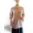 Sveter pletený oversize dlhý rukáv dámsky nadrozmer (XL/2XL ONE SIZE) TURECKÁ MODA TME24001/DR XL/2XL ružová