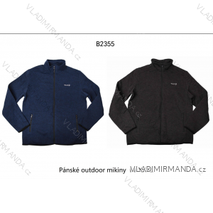 Mikina outdoorová na zips dlhý rukáv pánska (M-3XL) WOLF B2355