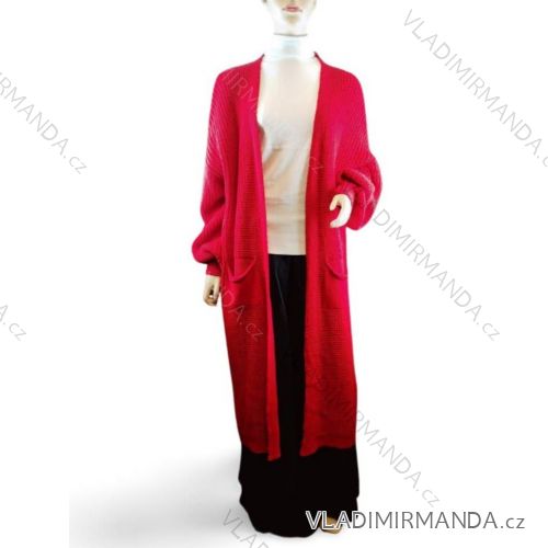 Cardigan dlhý rukáv dámsky (XL/2XL ONE SIZE) TALIANSKA MÓDA IMWAD233488