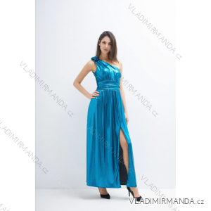 Šaty elegantné dlhé bez rukávov dámske (S/M ONE SIZE) TALIANSKA MÓDA IMPSH245450