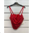 Croptop flitrový na ramienka dámsky (S/M ONE SIZE) TALIANSKA MÓDA IMPSH245506