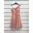 Šaty krátke spoločenské na ramienka dámske (S/M ONE SIZE) TALIANSKA MÓDA IMPSH24C630 zelená S/M