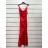 Šaty dlhé spoločenské na ramienka dámske (S/M ONE SIZE) TALIANSKA MÓDA IMPSH246539 Čierna S/M