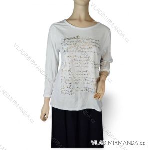 Tunika tričko dlhý rukáv dámska (S/M ONE SIZE) TALIANSKA MóDA IM423PASSION/DUR
