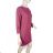 Šaty klasik teplé dlhý rukáv dámske (S/M ONE SIZE) TALIANSKA MÓDA IMD22781A/DR S/M hnedá