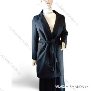 Kabát flaušový dlhý rukáv dámsky (S-2XL) TALIANSKA MÓDA IMC23599
