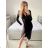 Šaty elegantné flitrové dlhý rukáv dámske (S/M ONE SIZE) TALIANSKA MóDA IMM23M30557