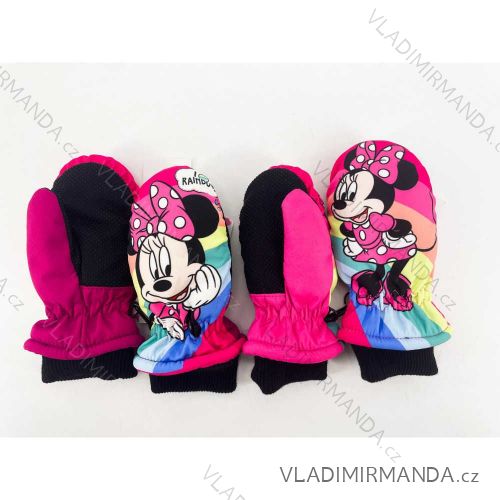 Rukavice lyžiarske paláčky minnie mouse detská dievčenské (3-6 rokov) SETINO MIN-A-GLOVES-201